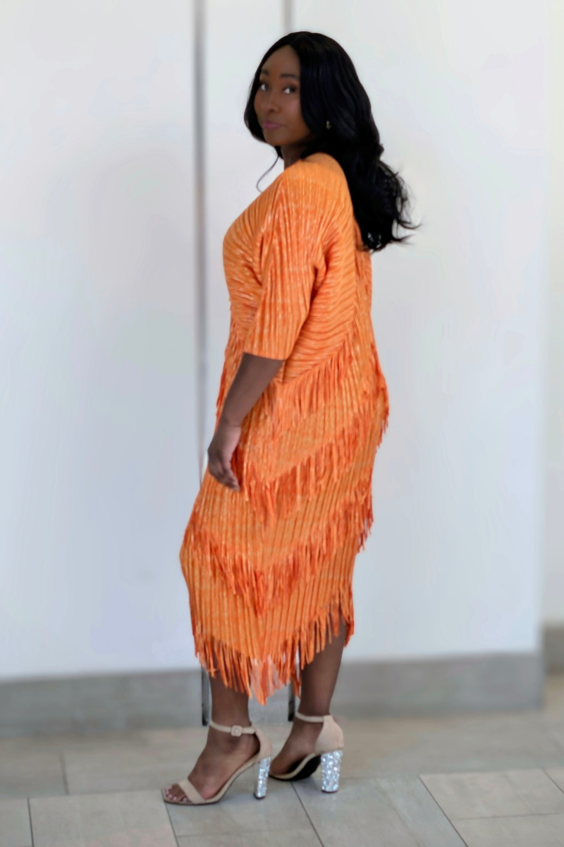 Fern Orange Dress