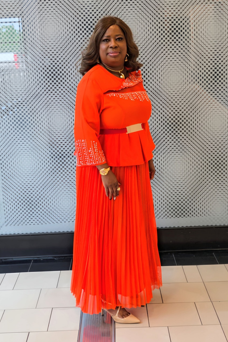 Stella Grace Dress Orange