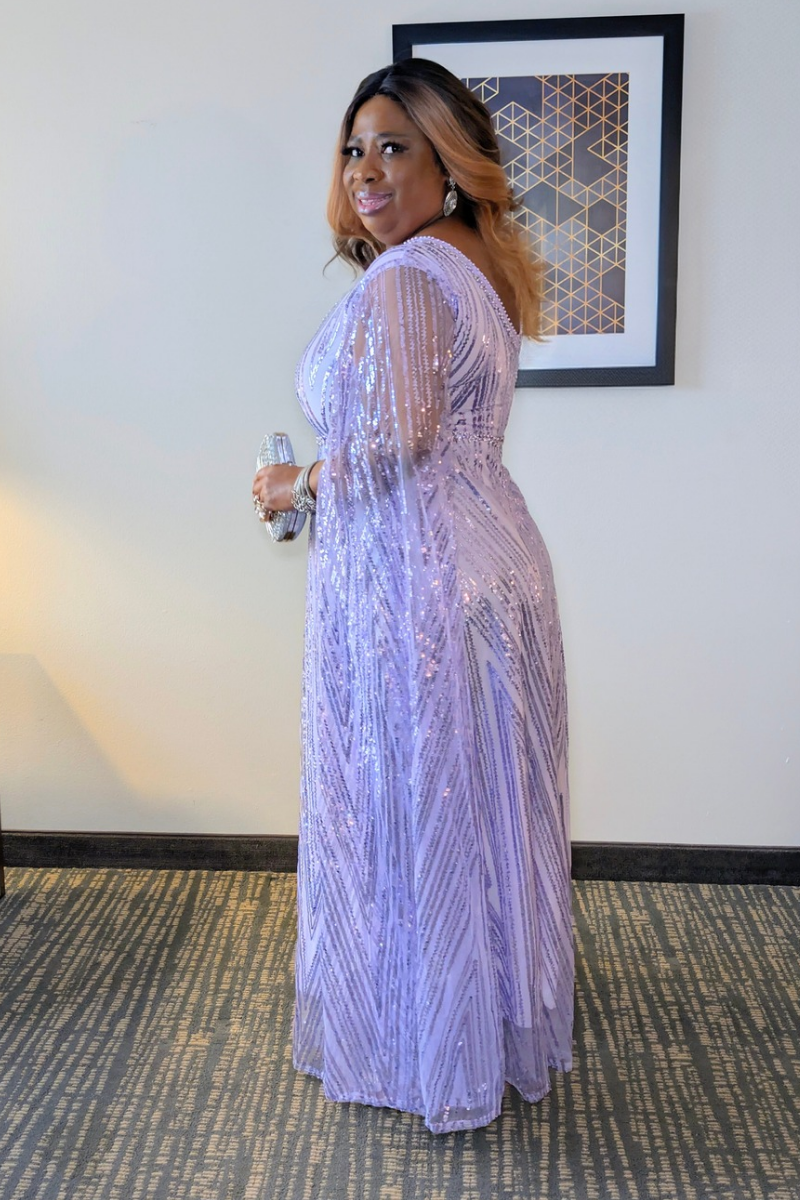 Vanessa Dress Purple