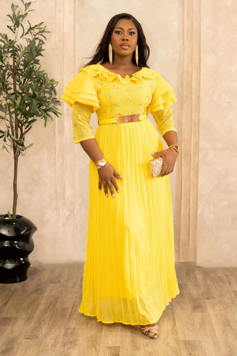 Crystal Yellow Dress