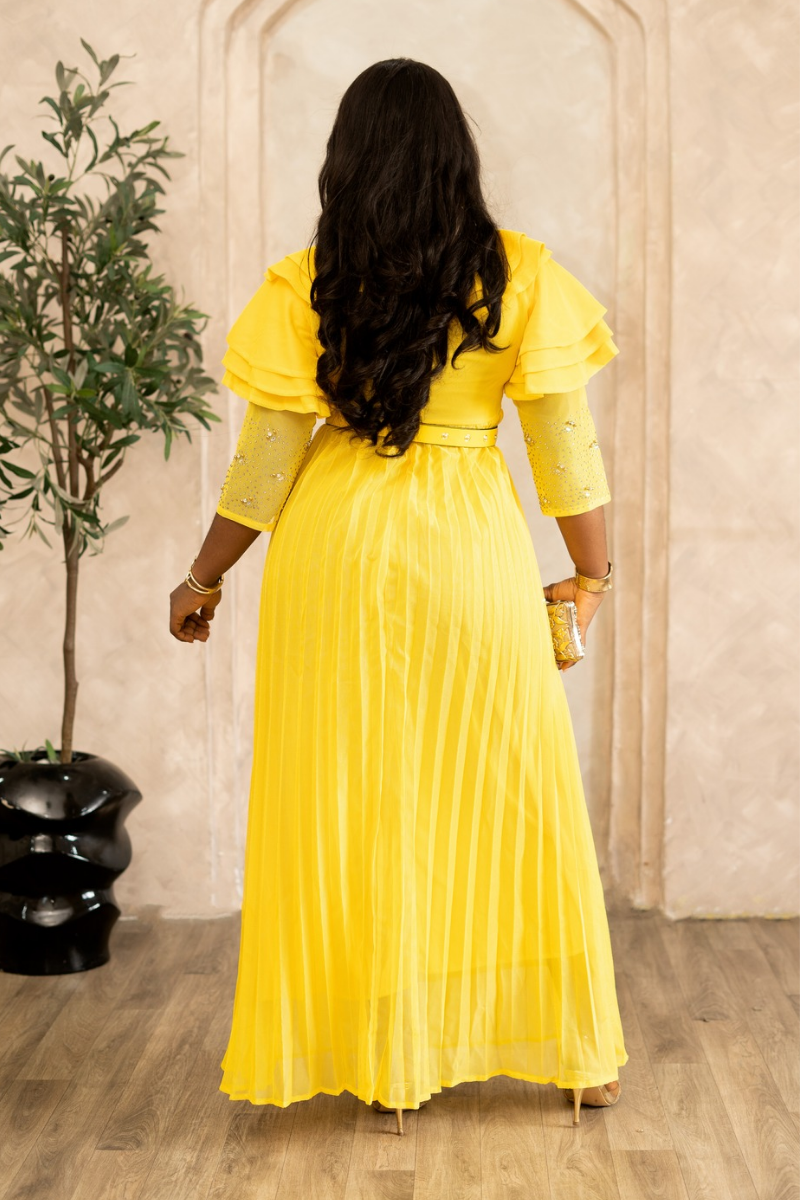 Crystal Yellow Dress