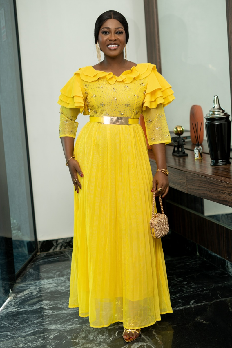 Crystal Yellow Dress