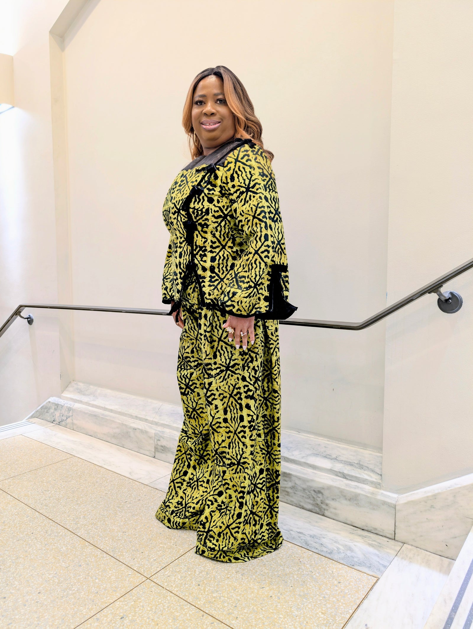 Adire Luxe Palazzo Set