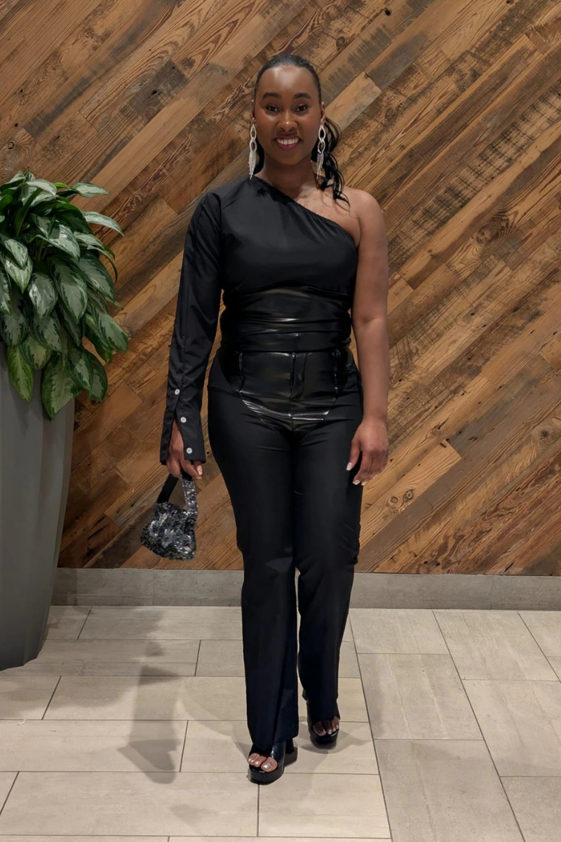 Nelly Pants and Top Black