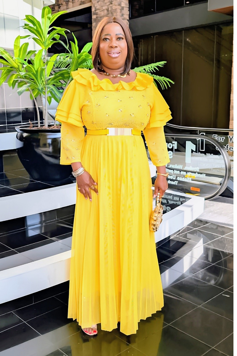 Crystal Yellow Dress