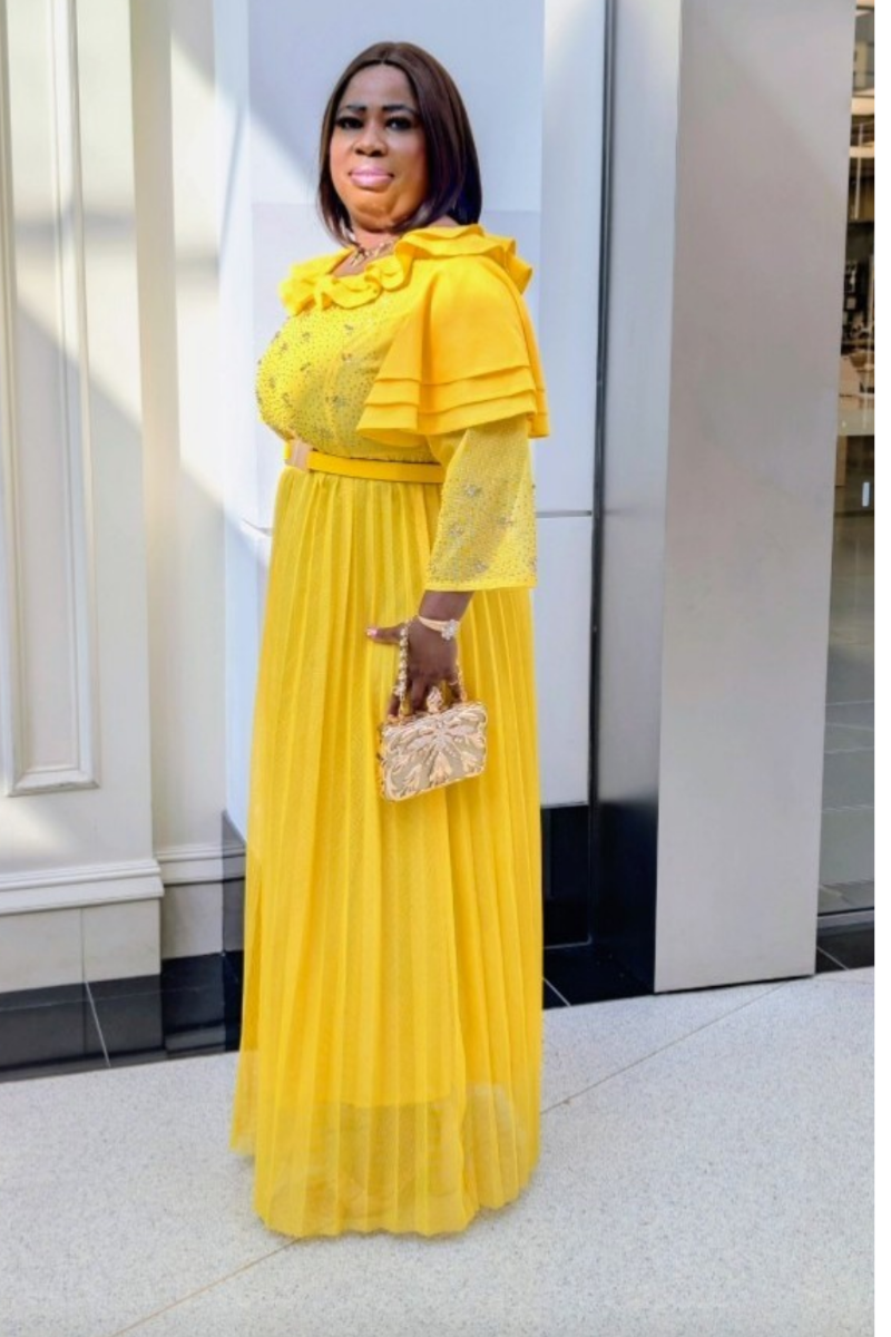 Crystal Yellow Dress