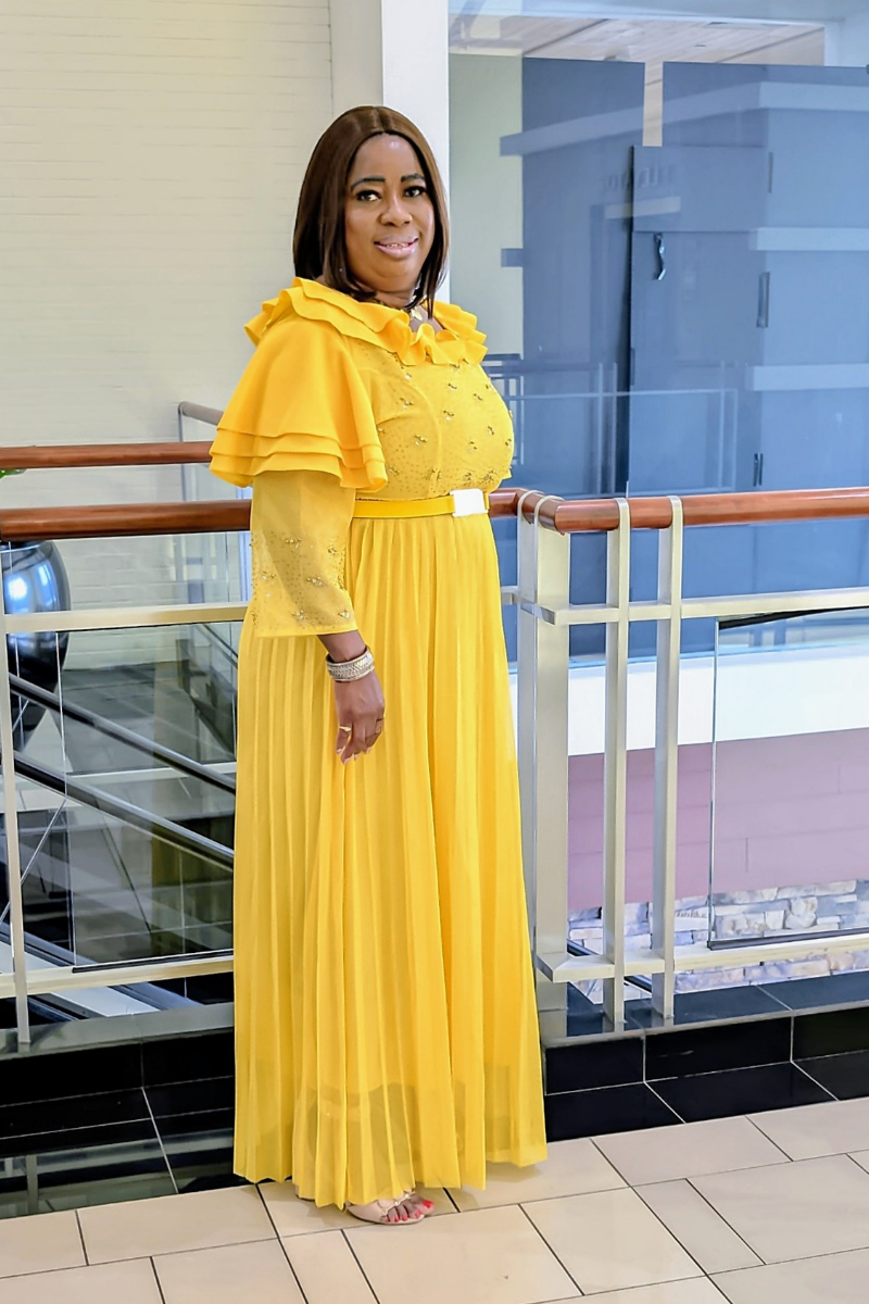 Crystal Yellow Dress