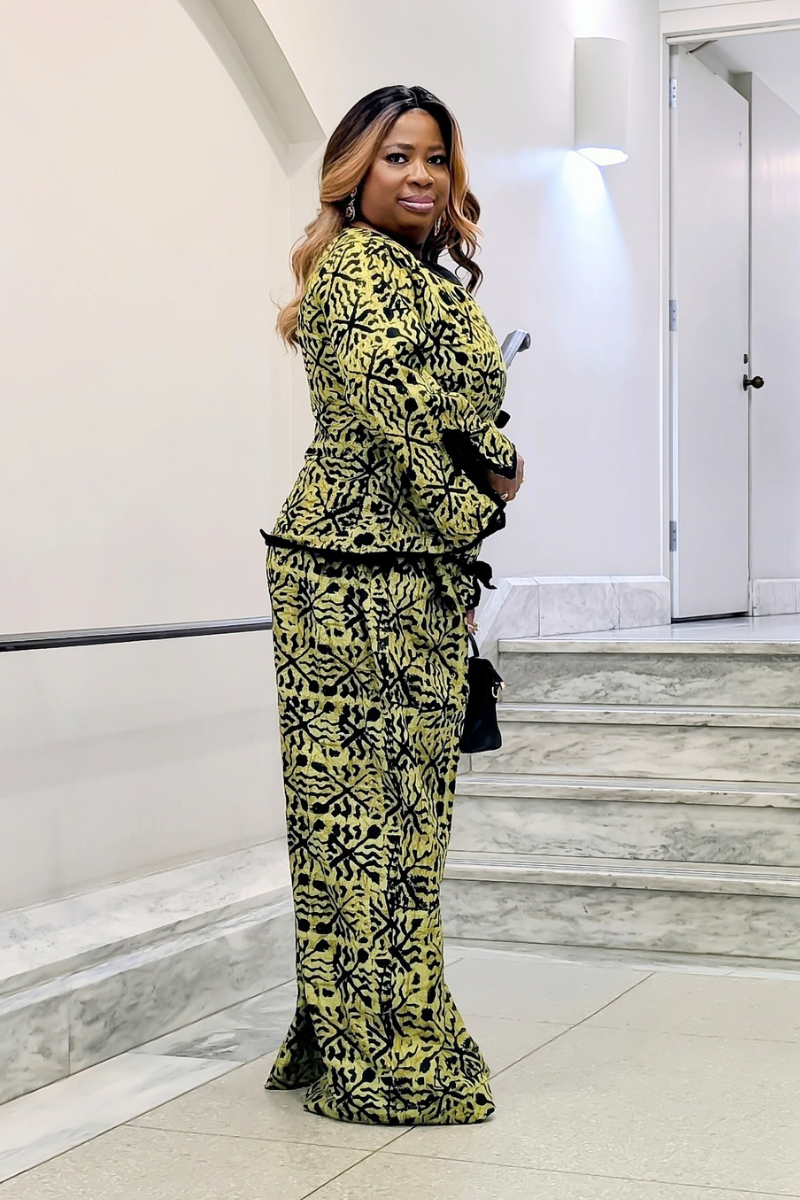 Adire Luxe Palazzo Set