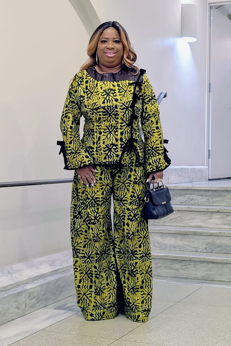 Adire Luxe Palazzo Set