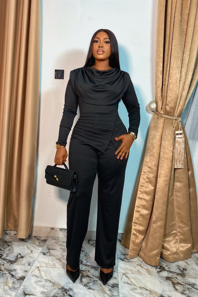 Noir Sculpt Jumpsuit