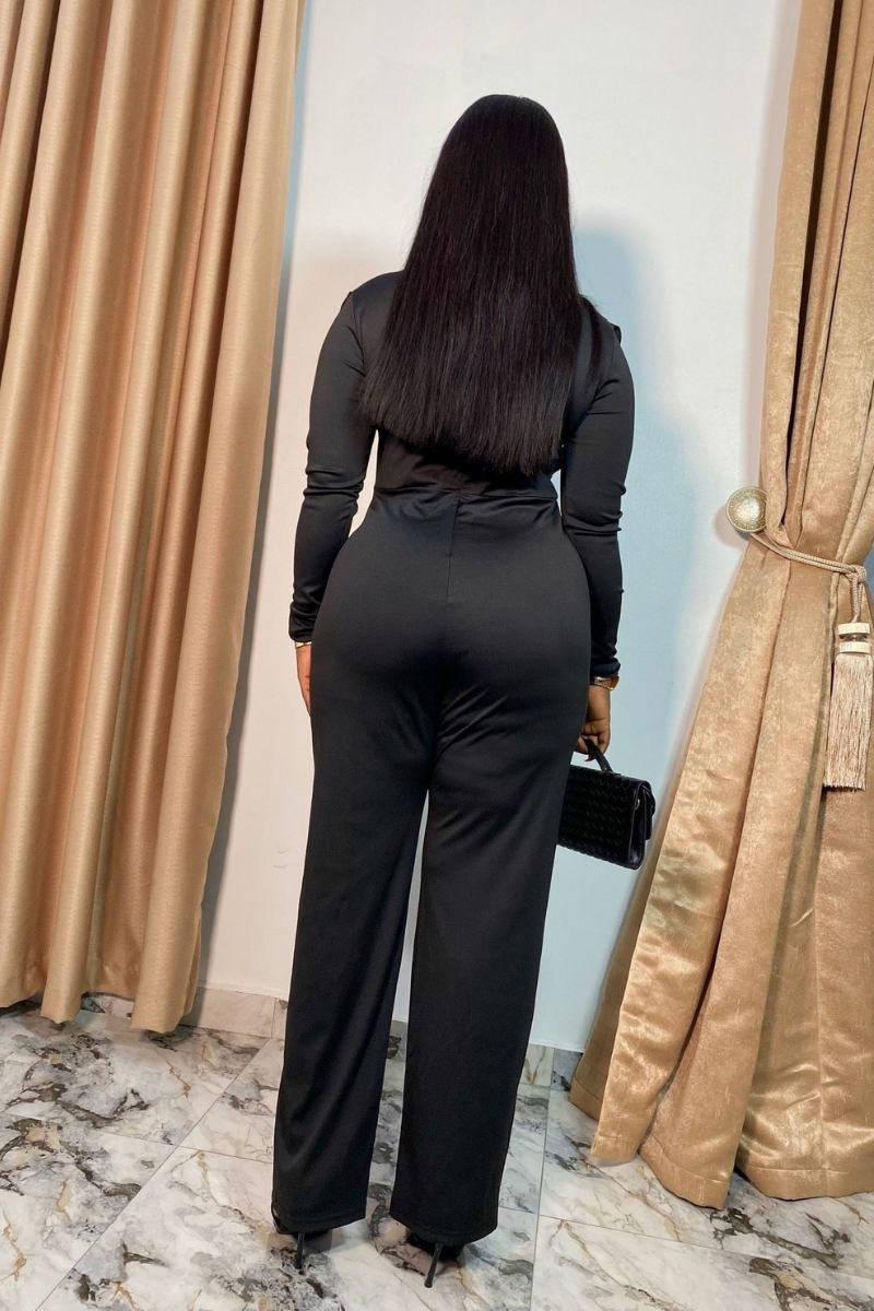 Noir Sculpt Jumpsuit