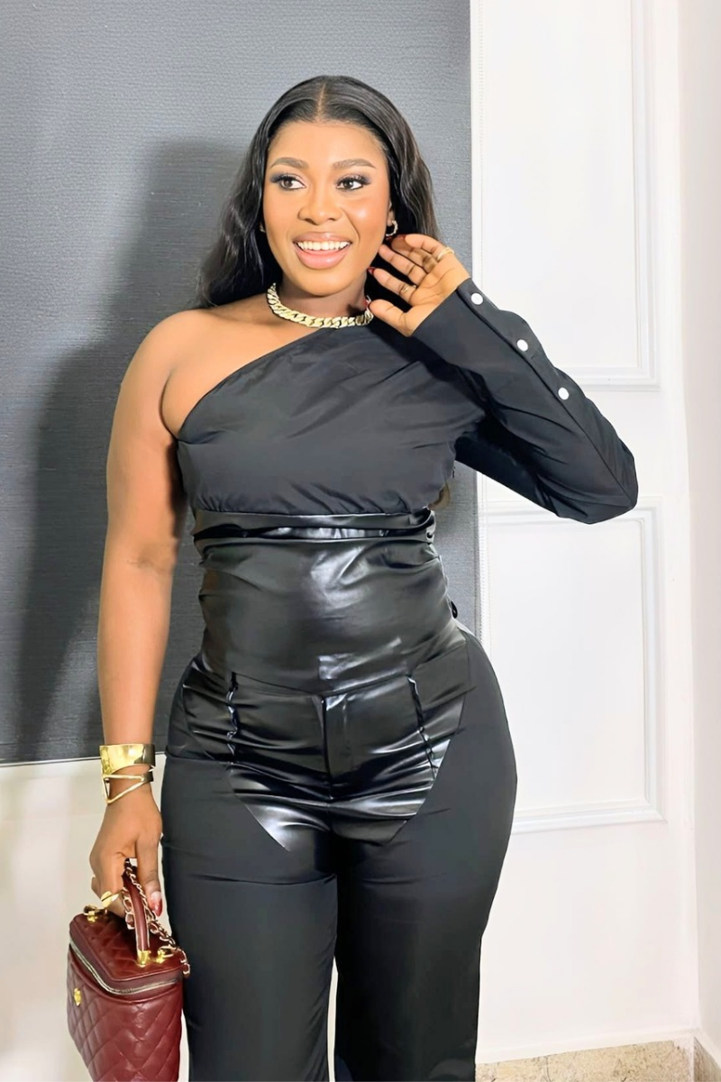 Nelly Pants and Top Black