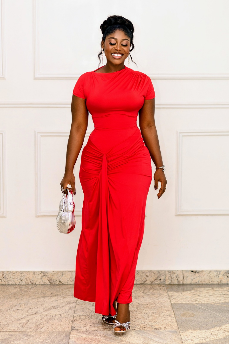 Selene Ruched Gown