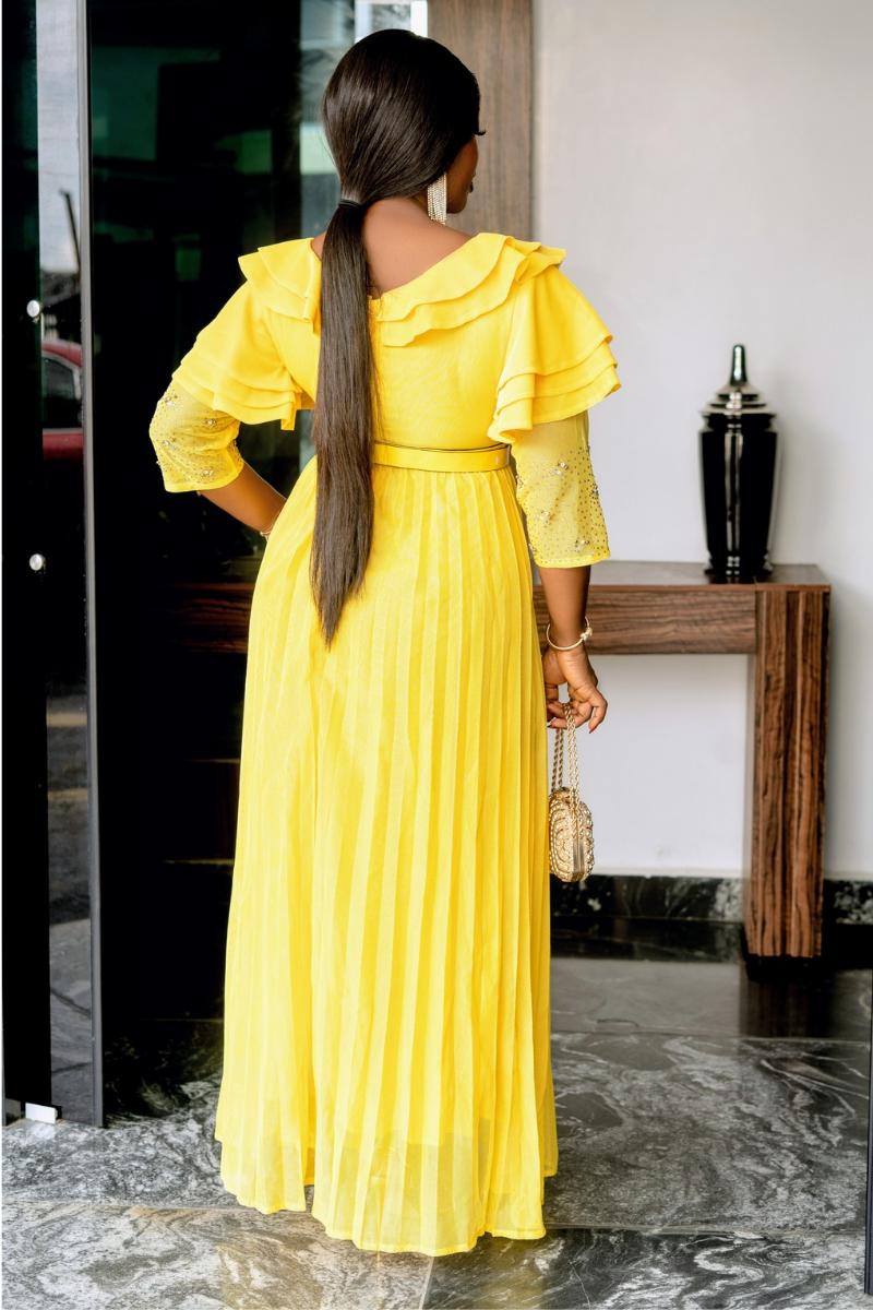 Crystal Yellow Dress