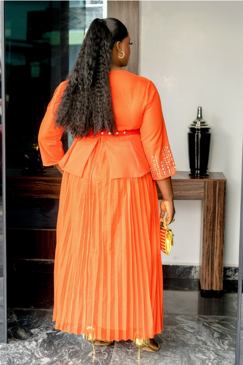 Stella Grace Dress Orange
