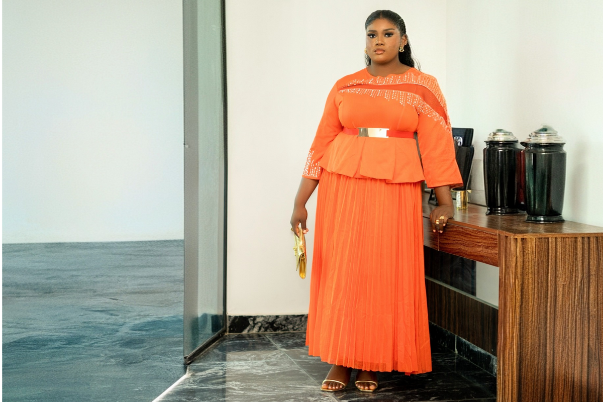 Stella Grace Dress Orange
