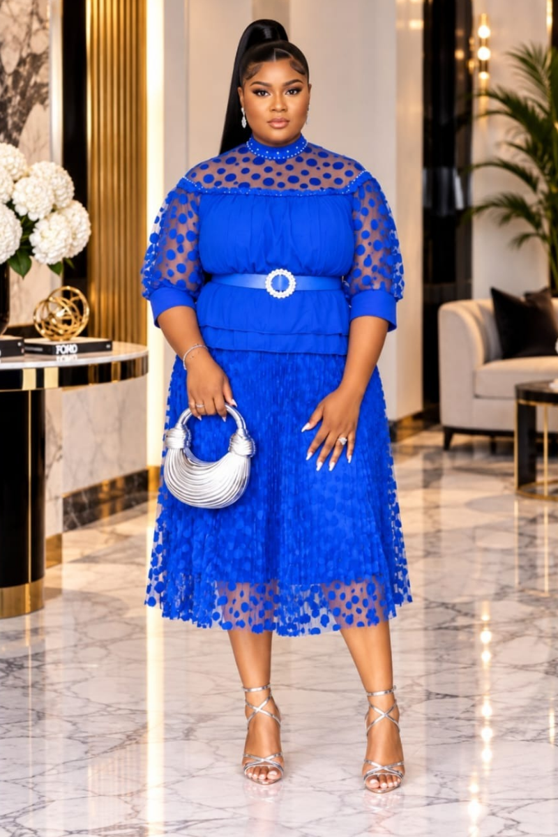 Sapphire Midi Dress