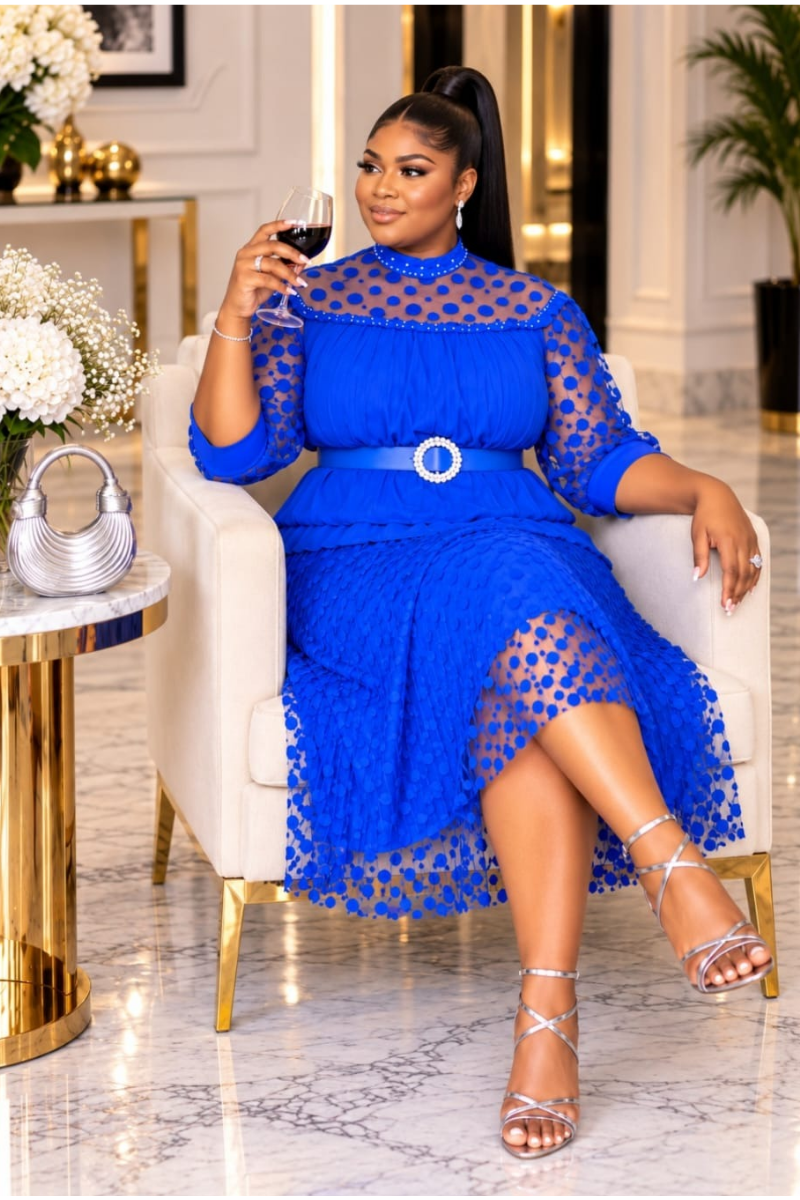Sapphire Midi Dress