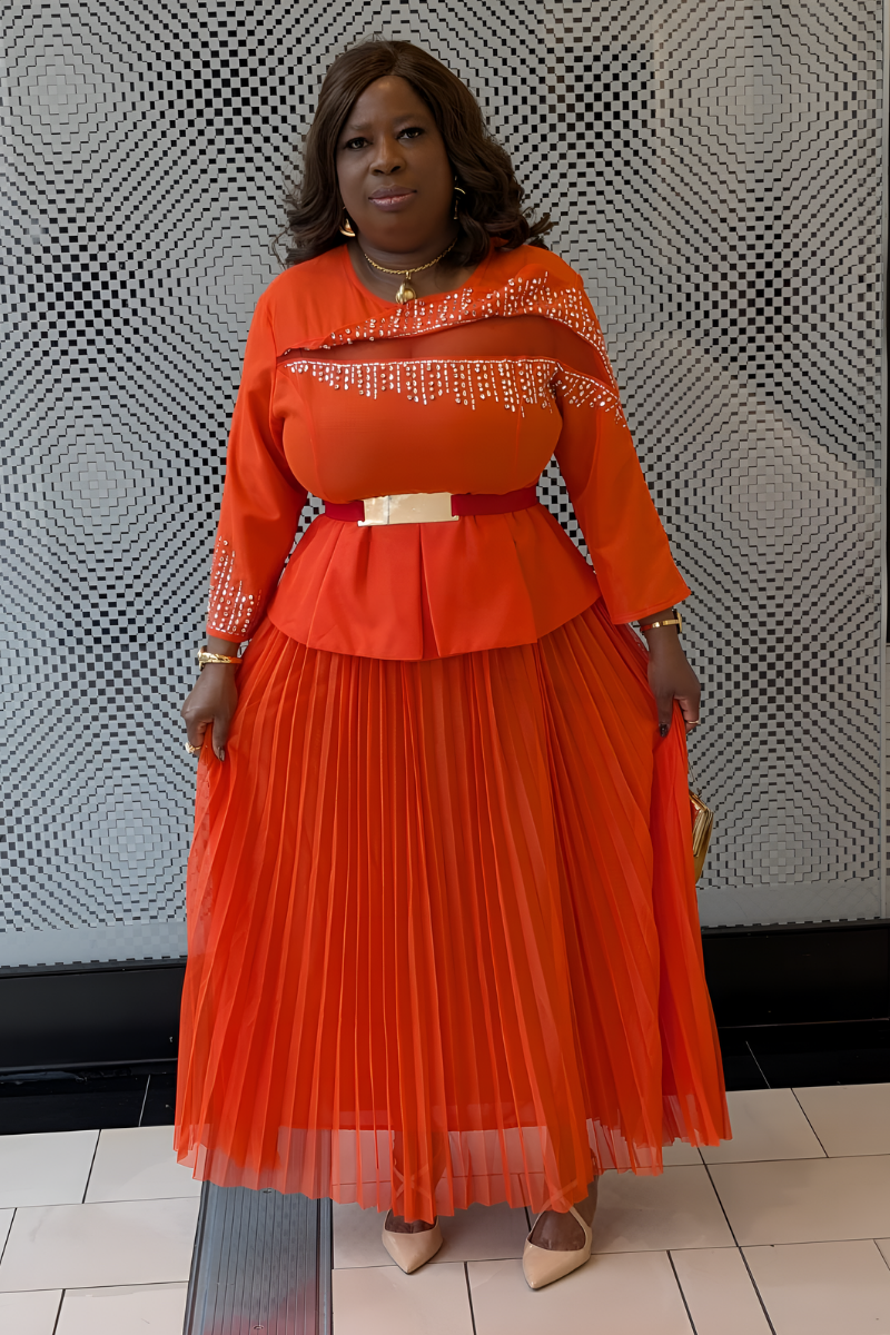 Stella Grace Dress Orange