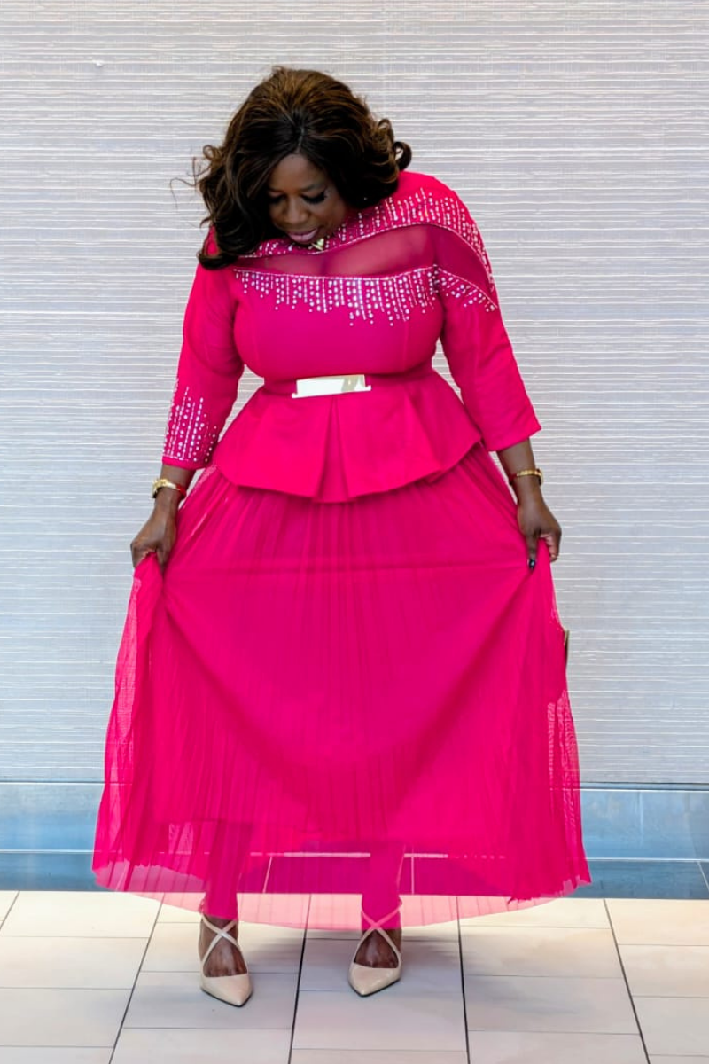 Stella Grace Dress Pink