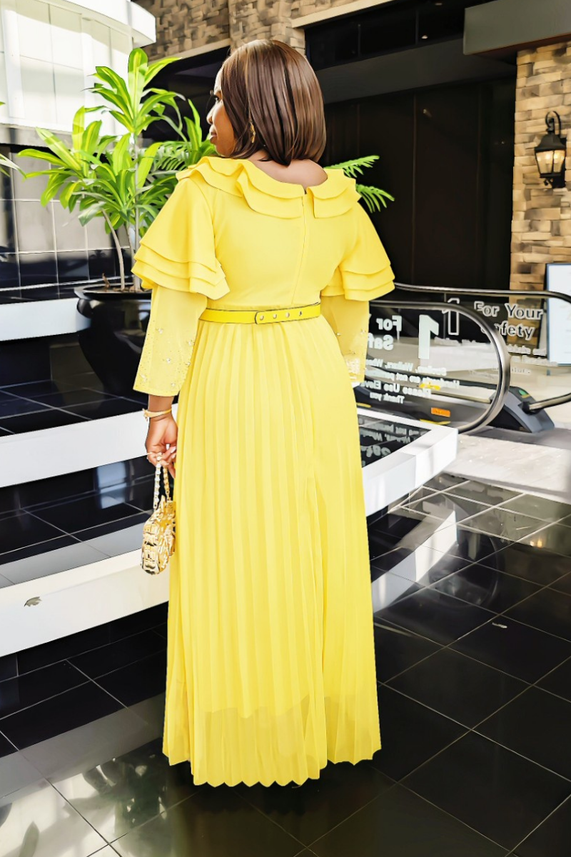 Crystal Yellow Dress