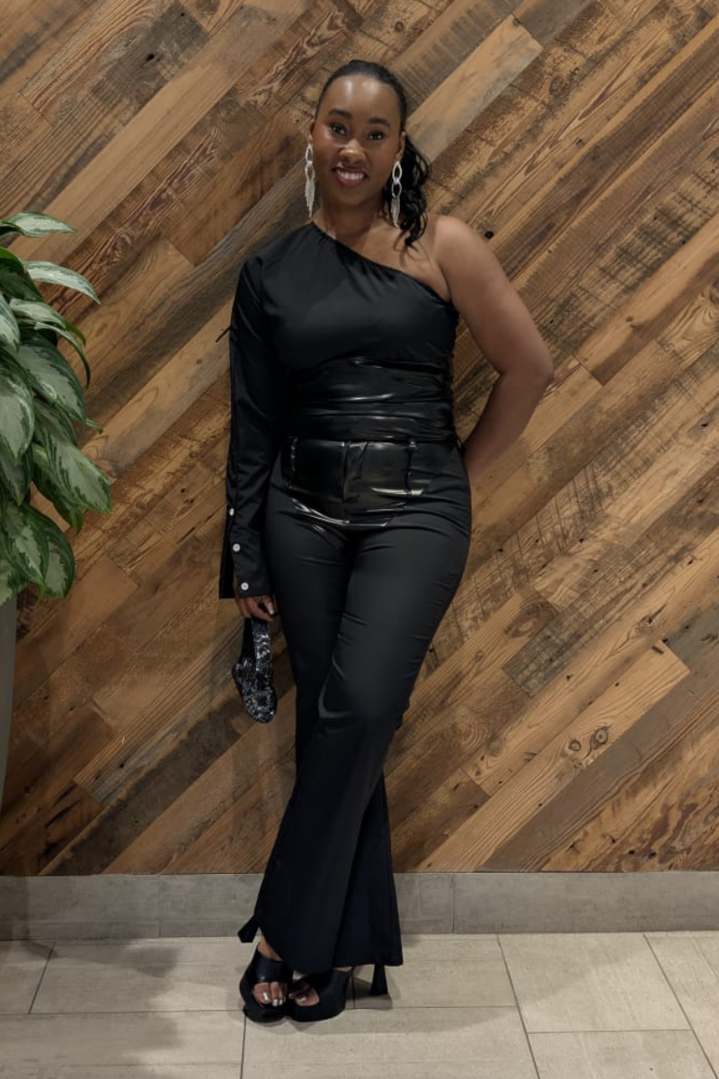 Nelly Pants and Top Black