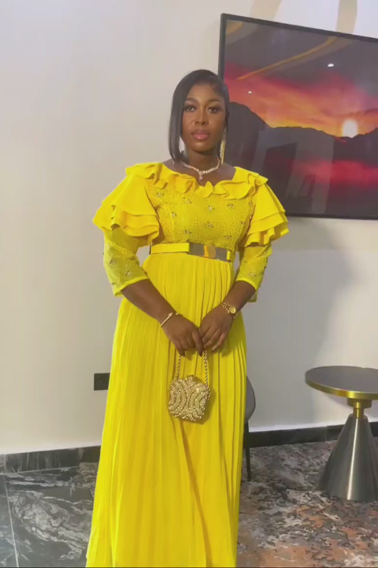 Crystal Yellow Dress