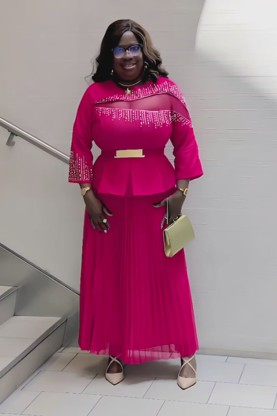 Stella Grace Dress Pink