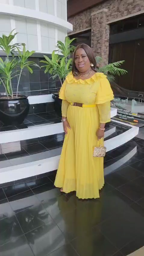 Crystal Yellow Dress
